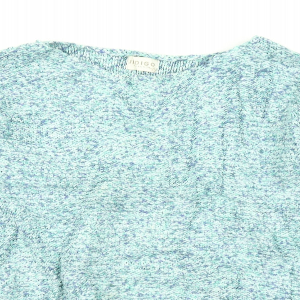 Marks and Spencer Womens Blue   Pullover Jumper Size 14