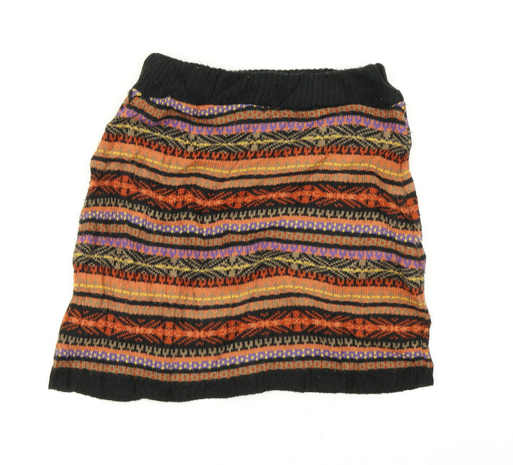 That's it! Womens Multicoloured Geometric Mini Skirt Size XS