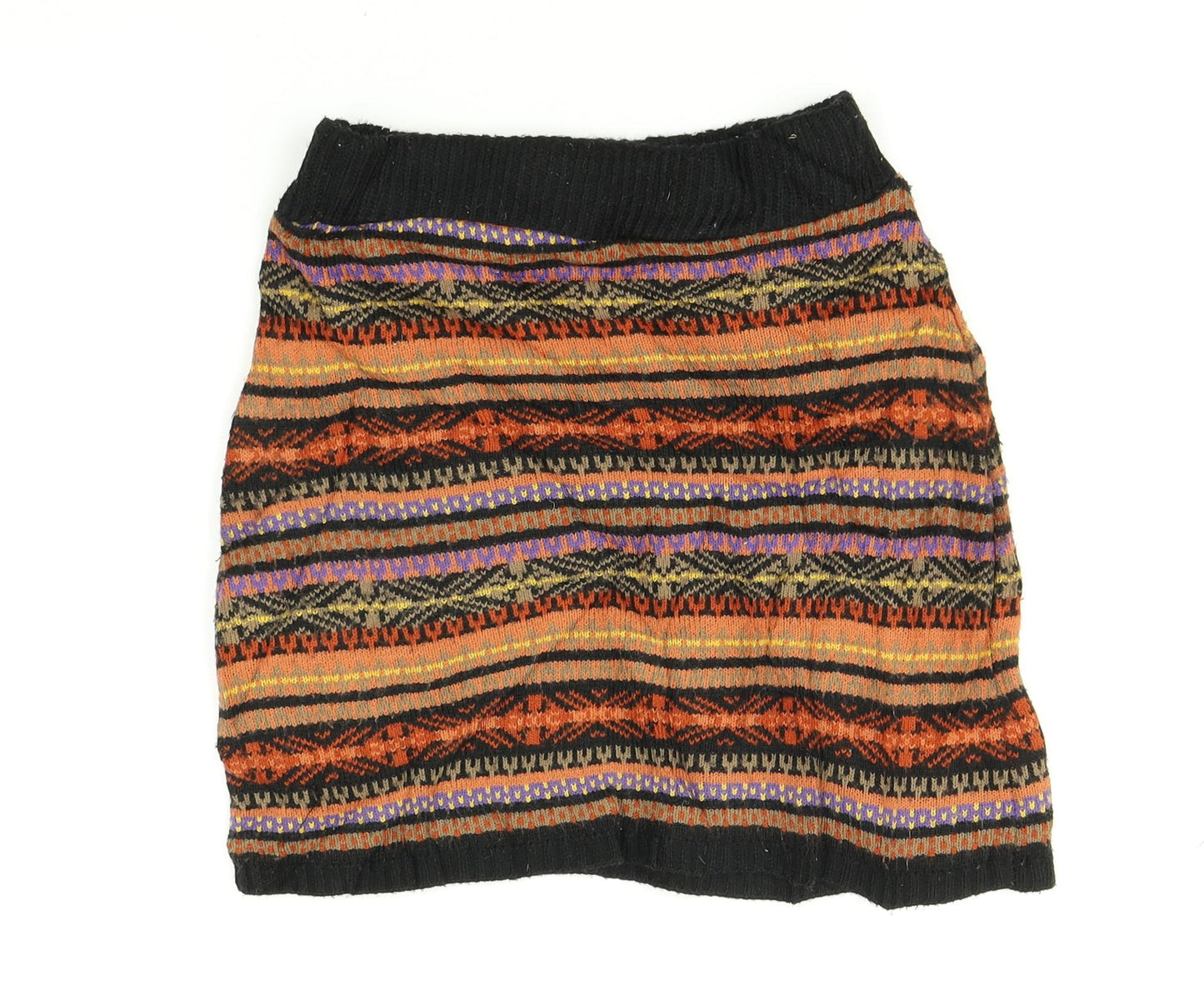 That's it! Womens Multicoloured Geometric  Mini Skirt Size XS