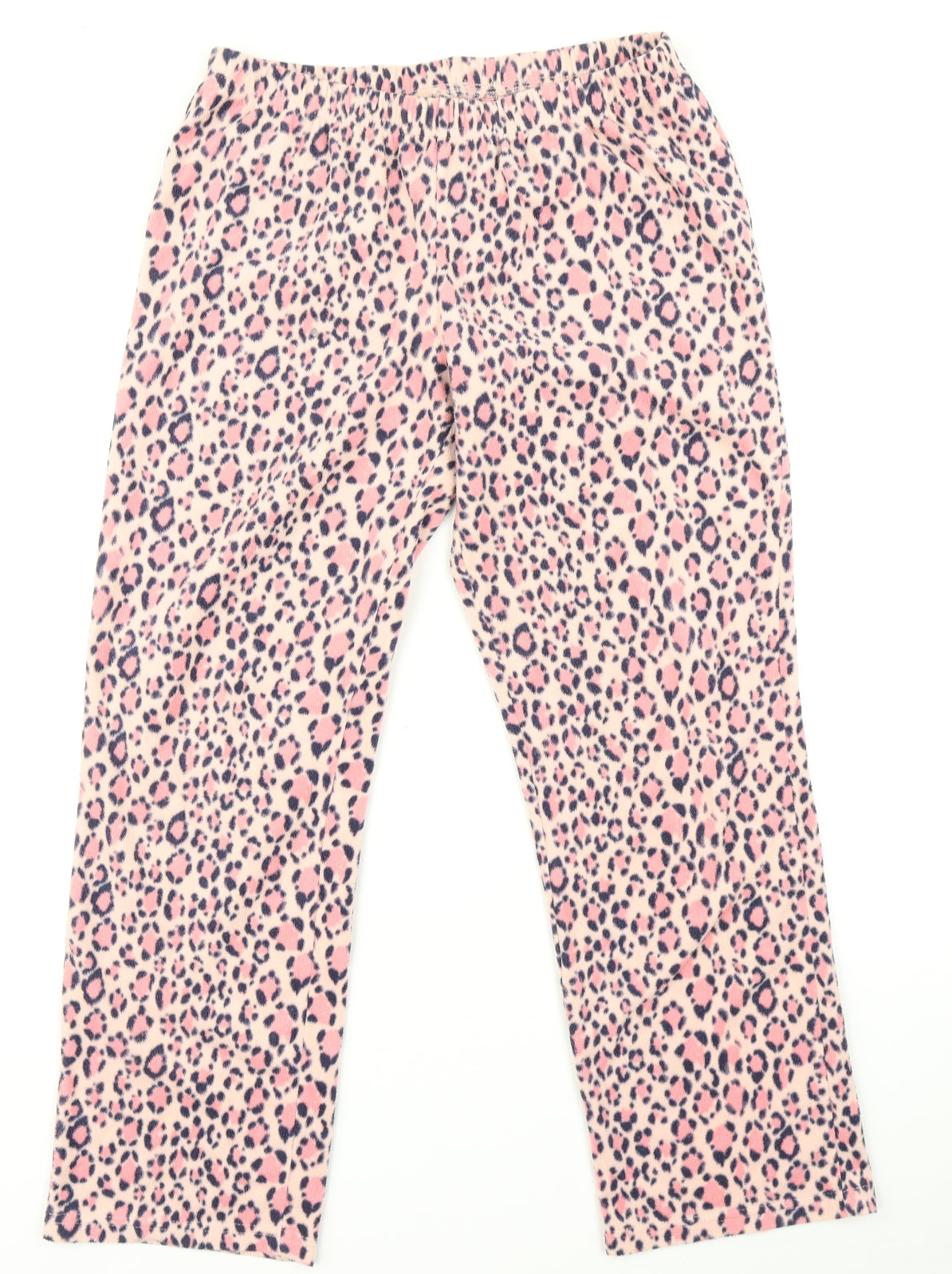 George Womens Pink Animal Print  Kaftan Lounge Pants Size 12