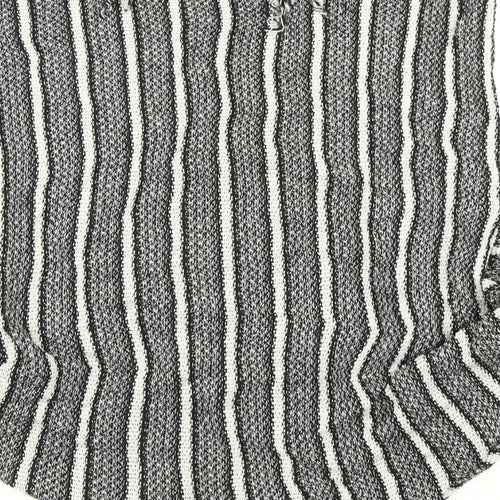 Topshop Womens Multicoloured Striped  Pullover Jumper Size 10