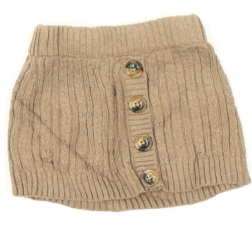 Preworn  Brown   Mini Skirt Size 9-12 Months