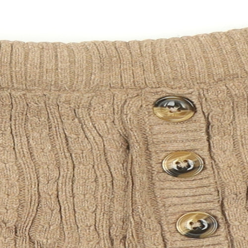 Preworn  Brown   Mini Skirt Size 9-12 Months