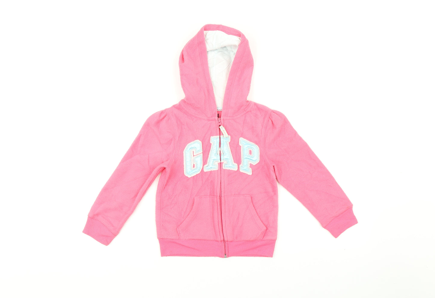 Gap Girls Pink   Full Zip Hoodie Size 5 Years