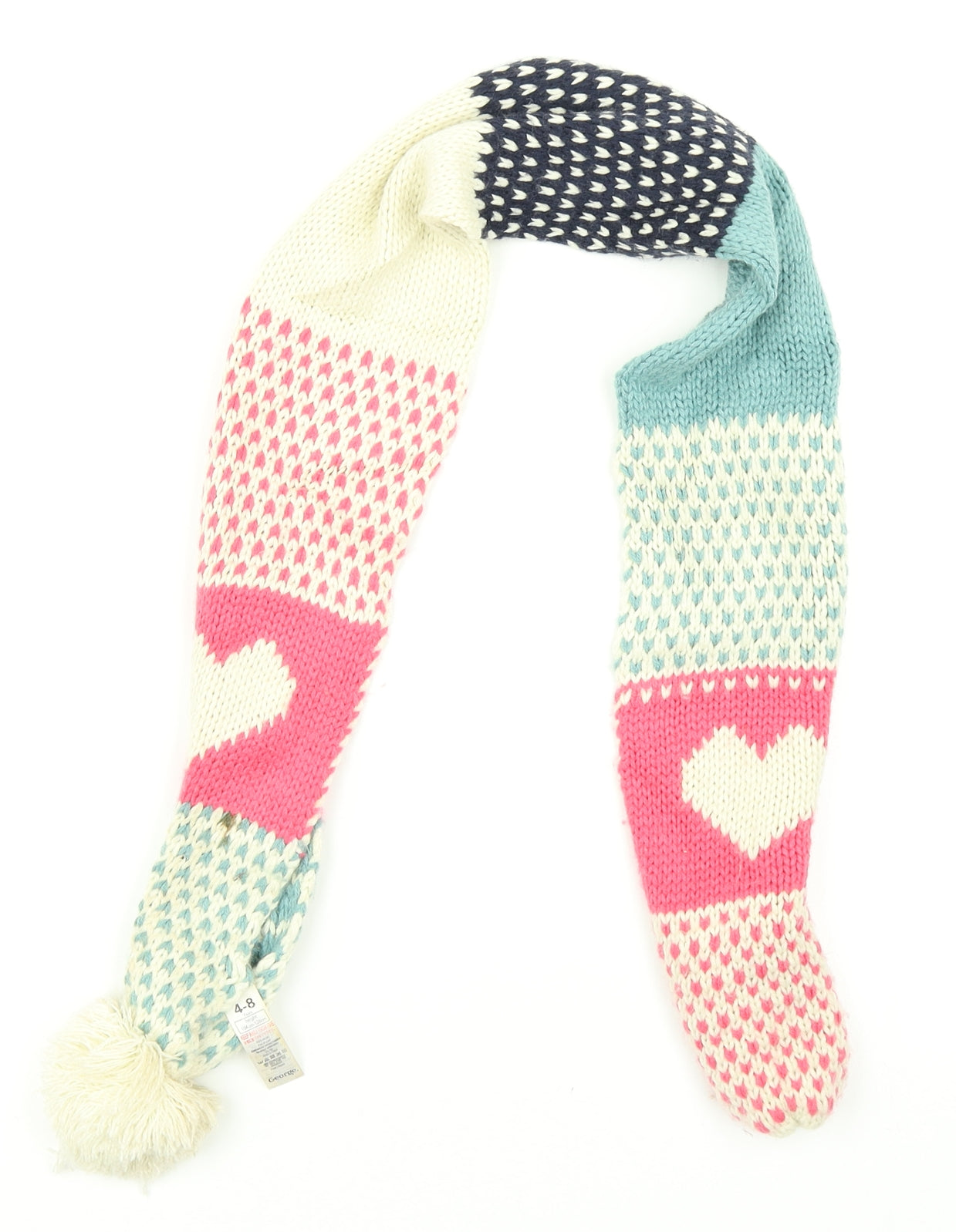 George  Multicoloured Striped  Scarf Scarves & Wraps One Size