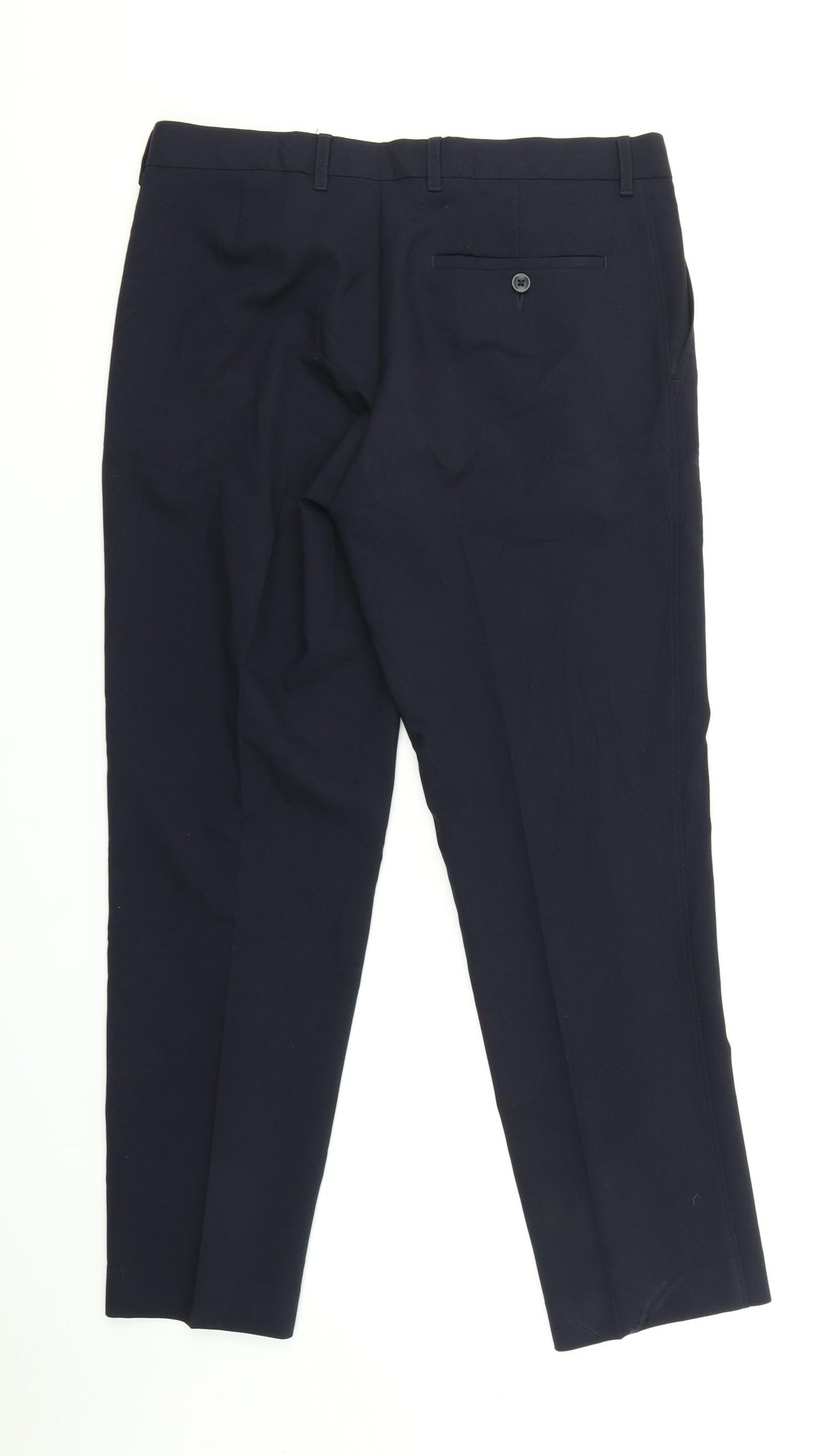 Marks and spencers Mens Black   Trousers  Size 32 in L29 in