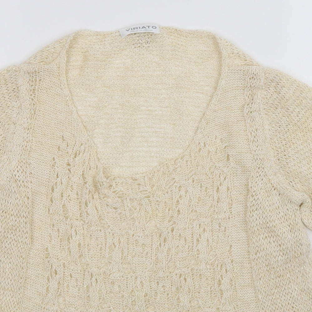 viriato Womens Beige   Pullover Jumper Size 14