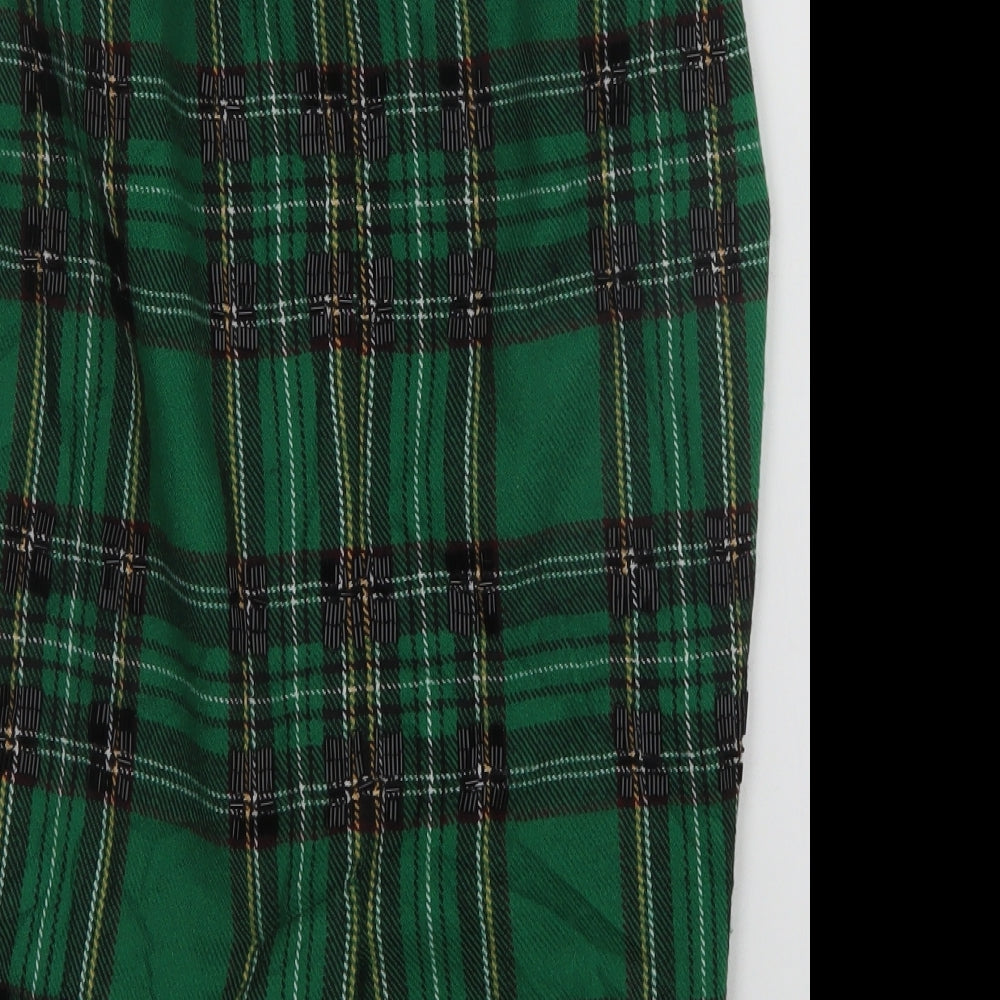 ASOS Womens Multicoloured Plaid  Straight & Pencil Skirt Size 8