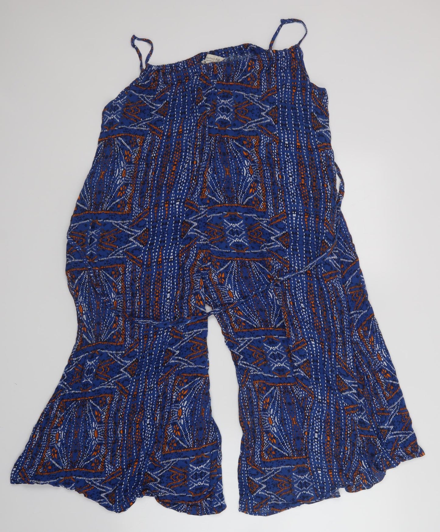 F&F Womens Multicoloured Spotted  Jumpsuit One-Piece Size 10 L17 in