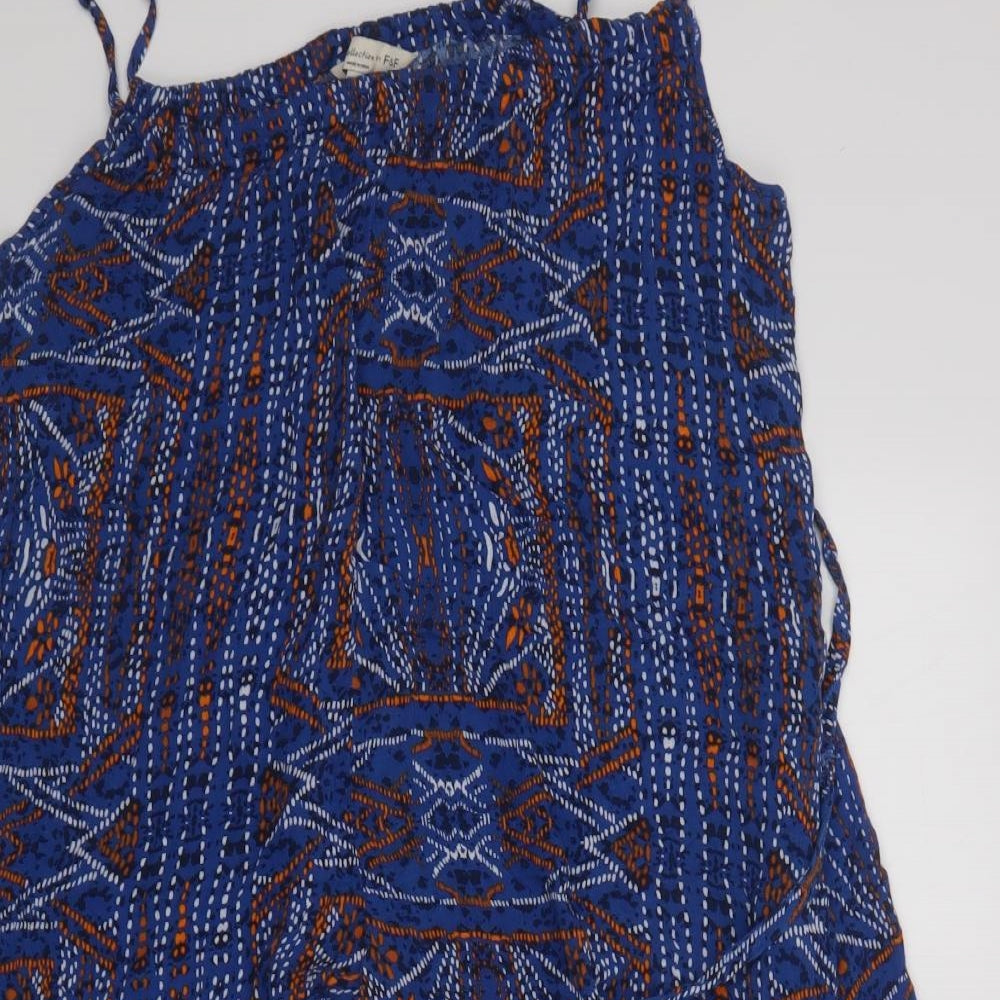 F&F Womens Multicoloured Spotted  Jumpsuit One-Piece Size 10 L17 in