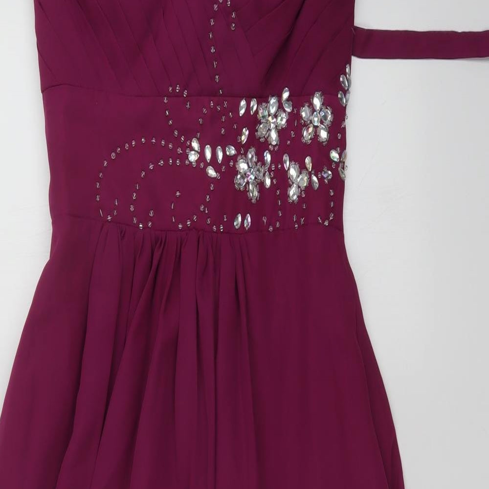 Preworn Womens Purple   Ball Gown