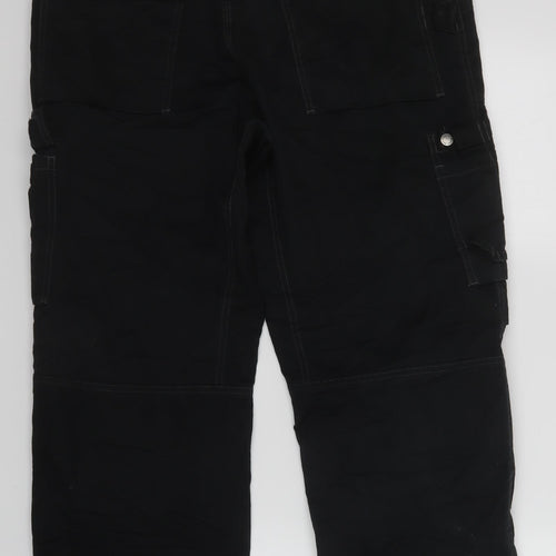 DEWALT Mens Black   Cargo Trousers Size 36 in L31 in - work trousers