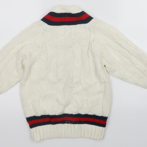 READERS Boys White   Pullover Jumper