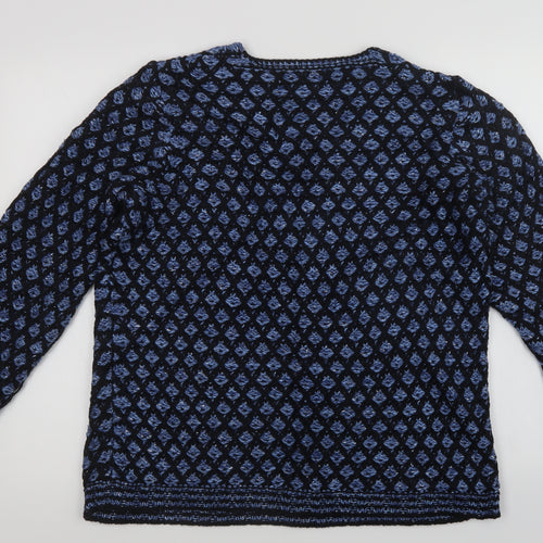 MONA Womens Multicoloured Check  Pullover Jumper Size 16