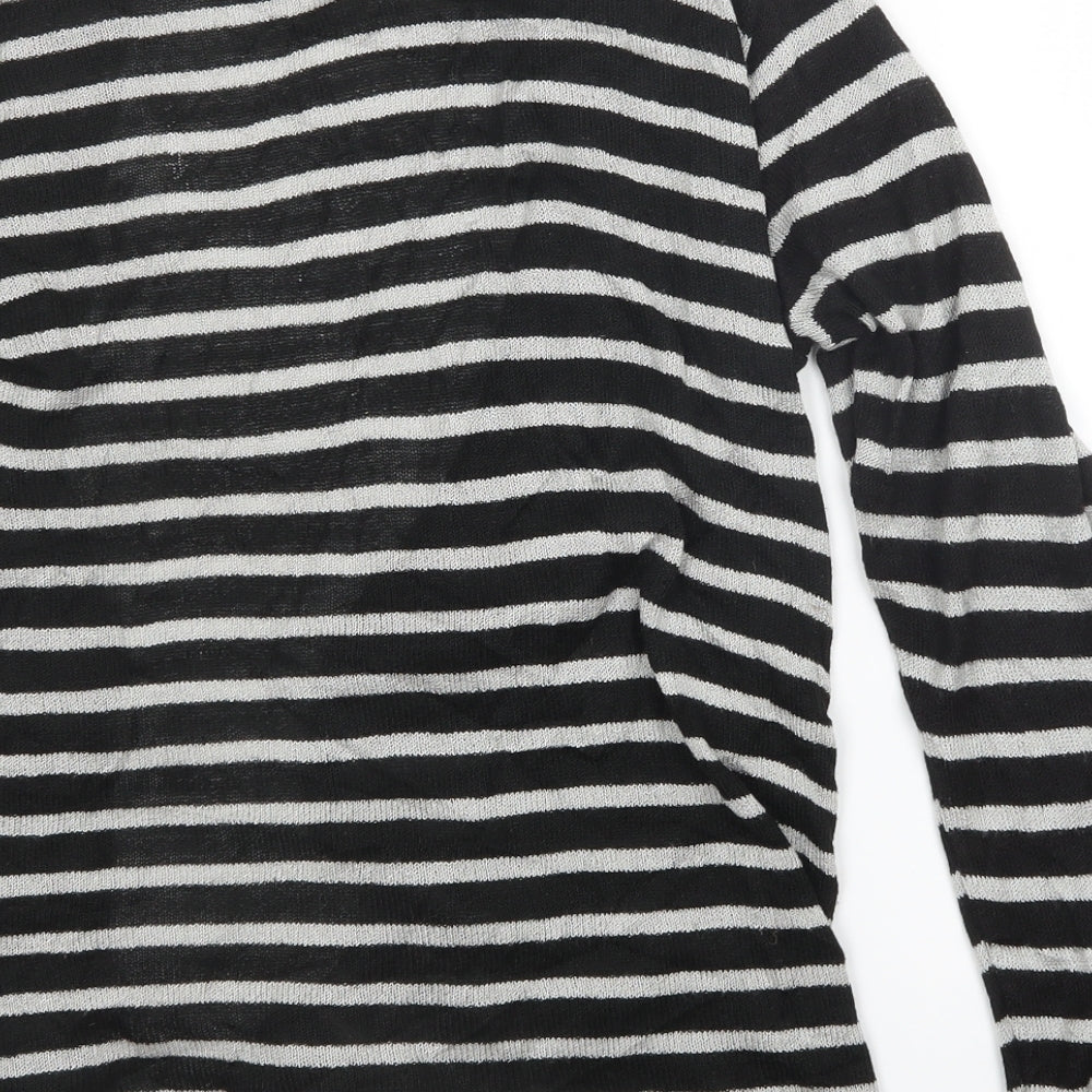 editions Womens Multicoloured Striped  Cardigan Jumper Size 14