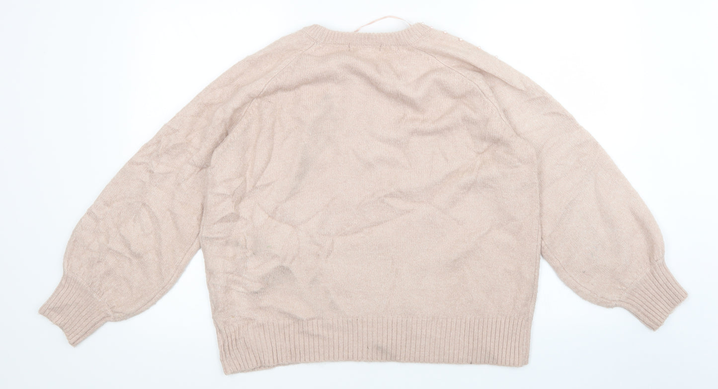 Primark Womens Pink   Pullover Jumper Size M