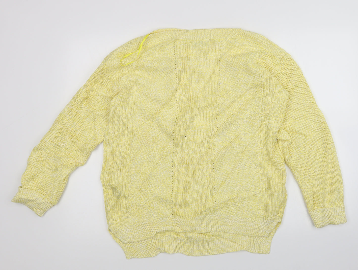 M&S Womens Yellow   Pullover Jumper Size M