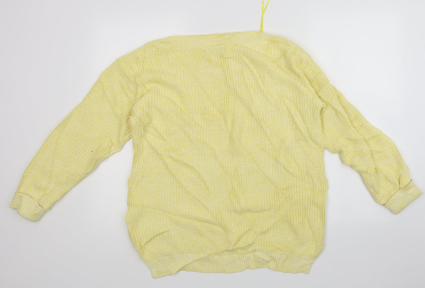 M&S Womens Yellow   Pullover Jumper Size M