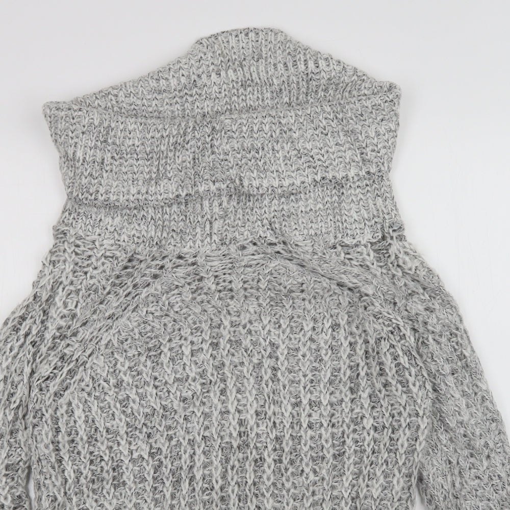New Look Womens Grey   Pullover Jumper Size 8