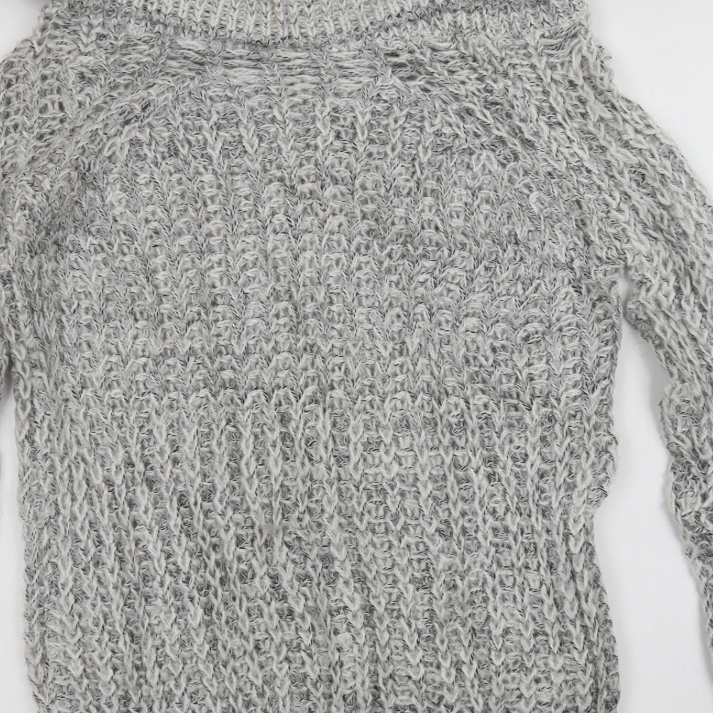 New Look Womens Grey   Pullover Jumper Size 8