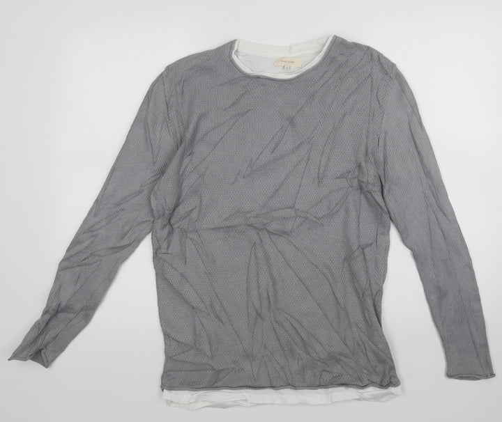 River Island Womens Grey   Pullover Jumper Size M