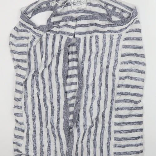 FATFACE Womens Multicoloured Striped  Cardigan Jumper Size S