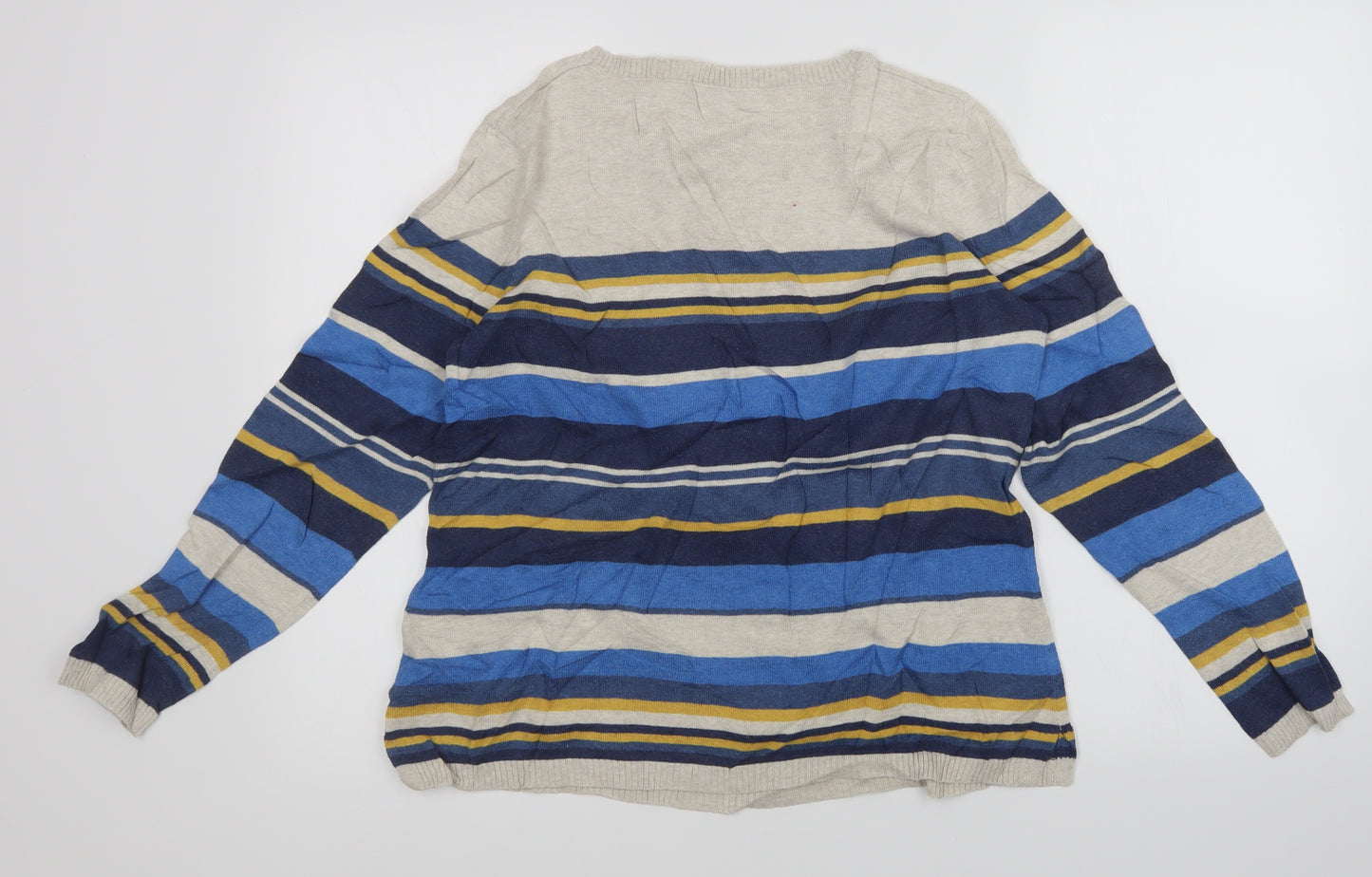 seasalt cornwall Womens Multicoloured Striped  Pullover Jumper Size 14