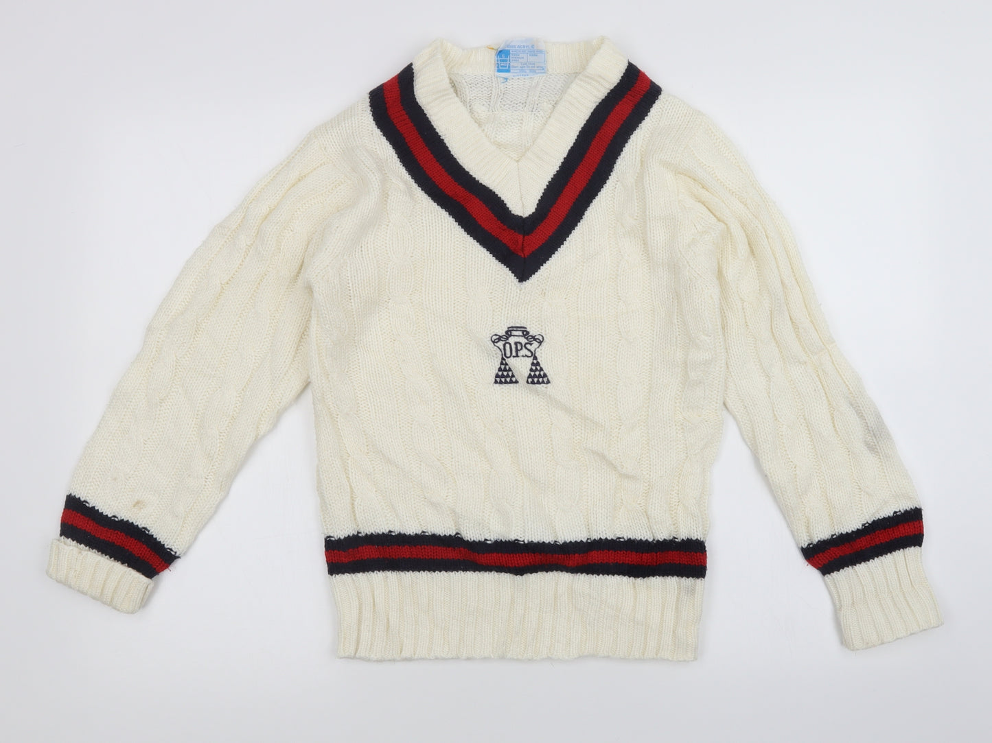 falcon sportwear  Boys White   Pullover Jumper