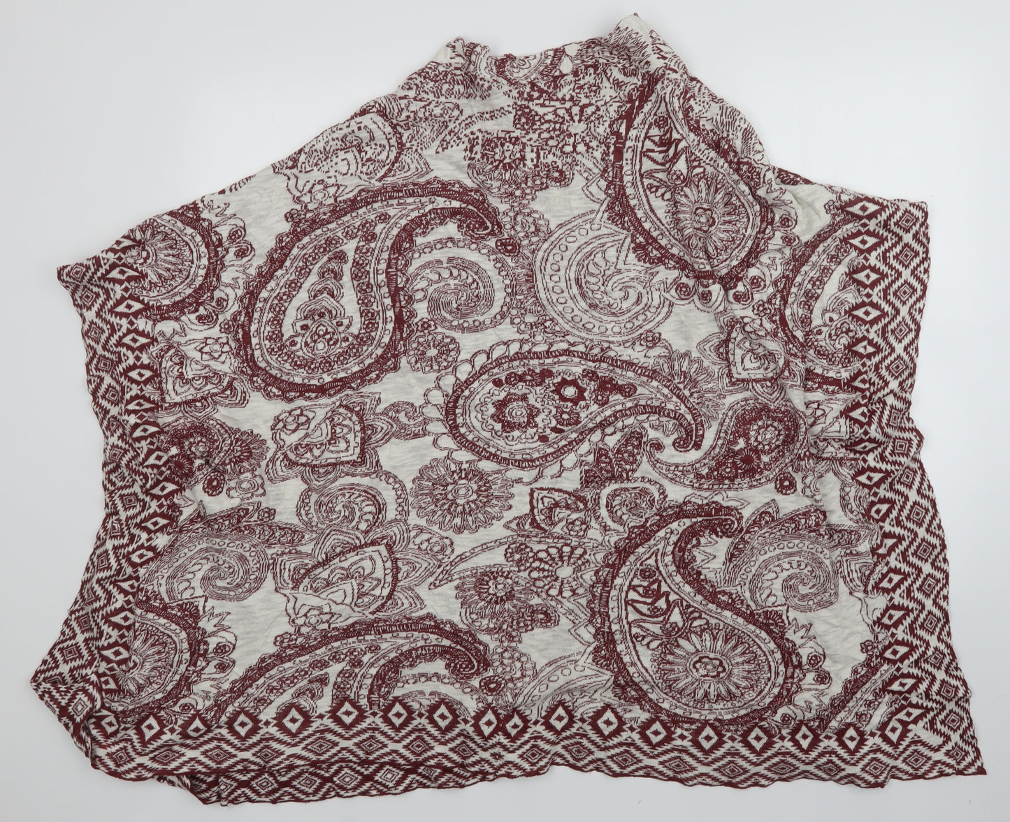 TU Womens Multicoloured Paisley  Wrap Jumper Size M