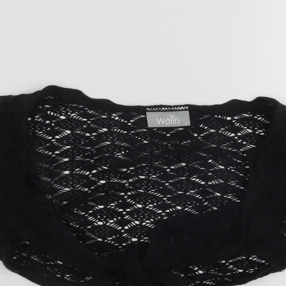 Wallis Womens Black   Cardigan Jumper Size 8