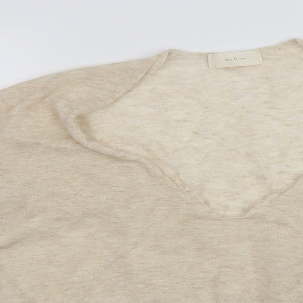 ese 0 ese Womens Beige   Pullover Jumper Size M