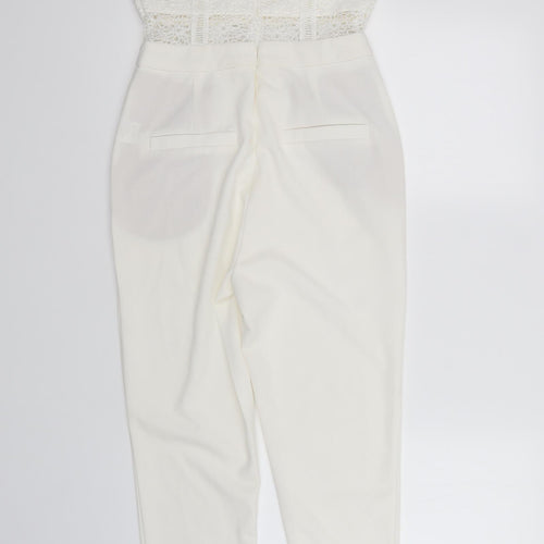 lucy wang Womens White   Jumpsuit One-Piece Size S L27 in