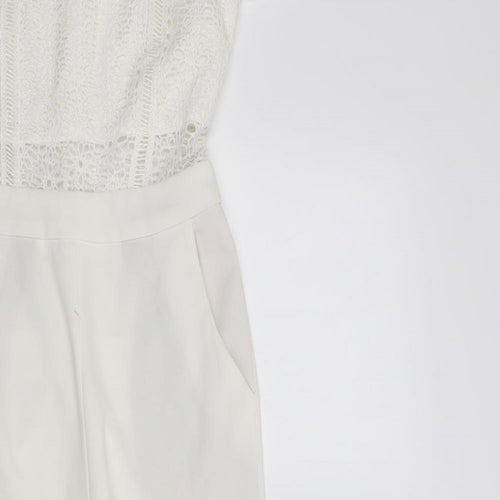 lucy wang Womens White   Jumpsuit One-Piece Size S L27 in