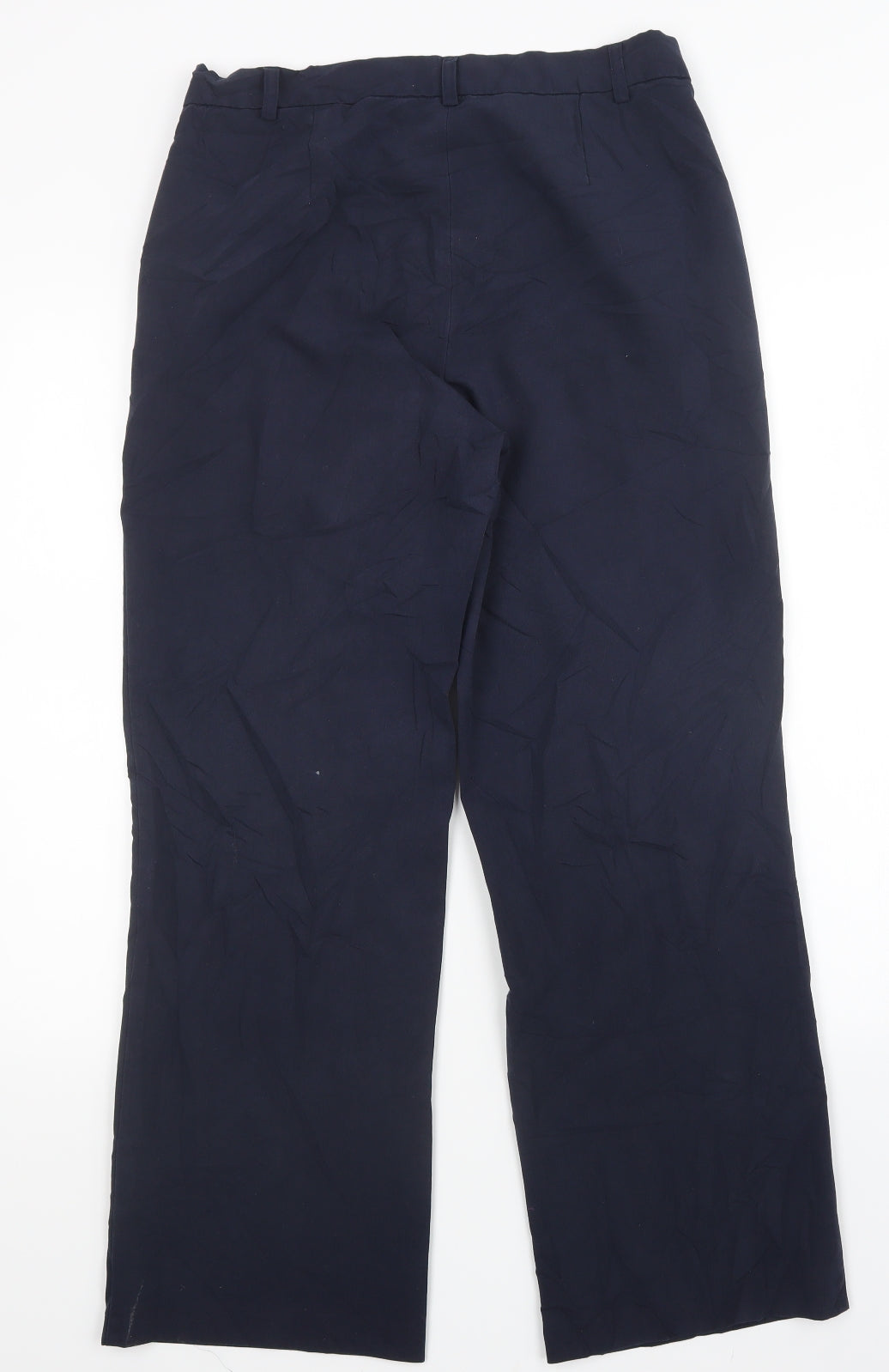 Peter Hahn Womens Blue   Trousers  Size 12 L29 in