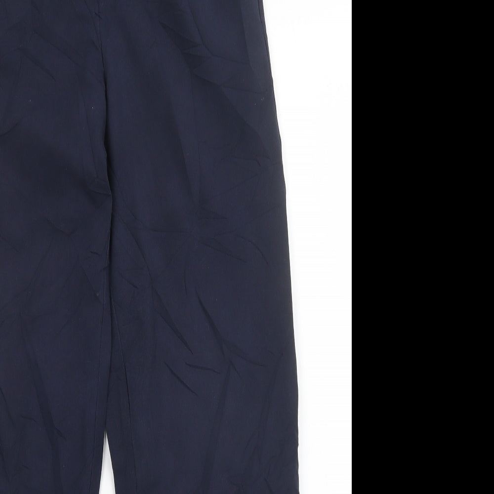 Peter Hahn Womens Blue   Trousers  Size 12 L29 in