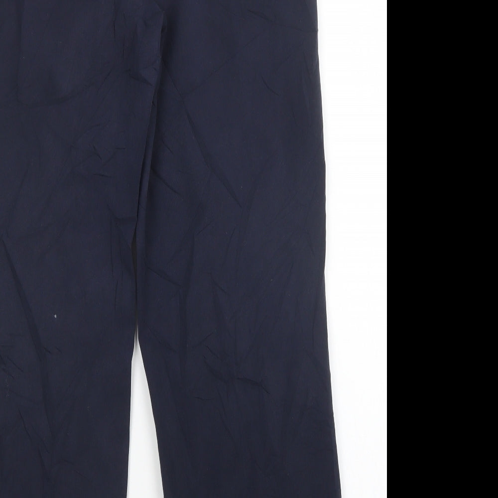 Peter Hahn Womens Blue   Trousers  Size 12 L29 in
