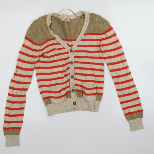Atmosphere Womens Multicoloured Striped  Cardigan Jumper Size 6