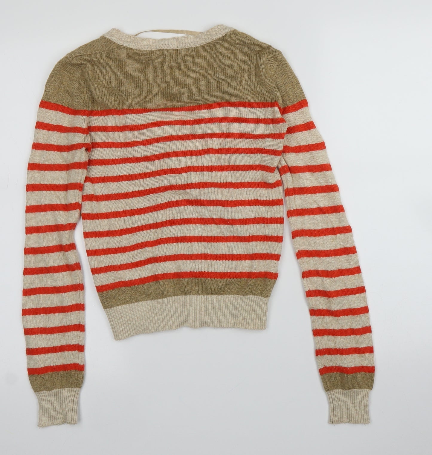 Atmosphere Womens Multicoloured Striped  Cardigan Jumper Size 6