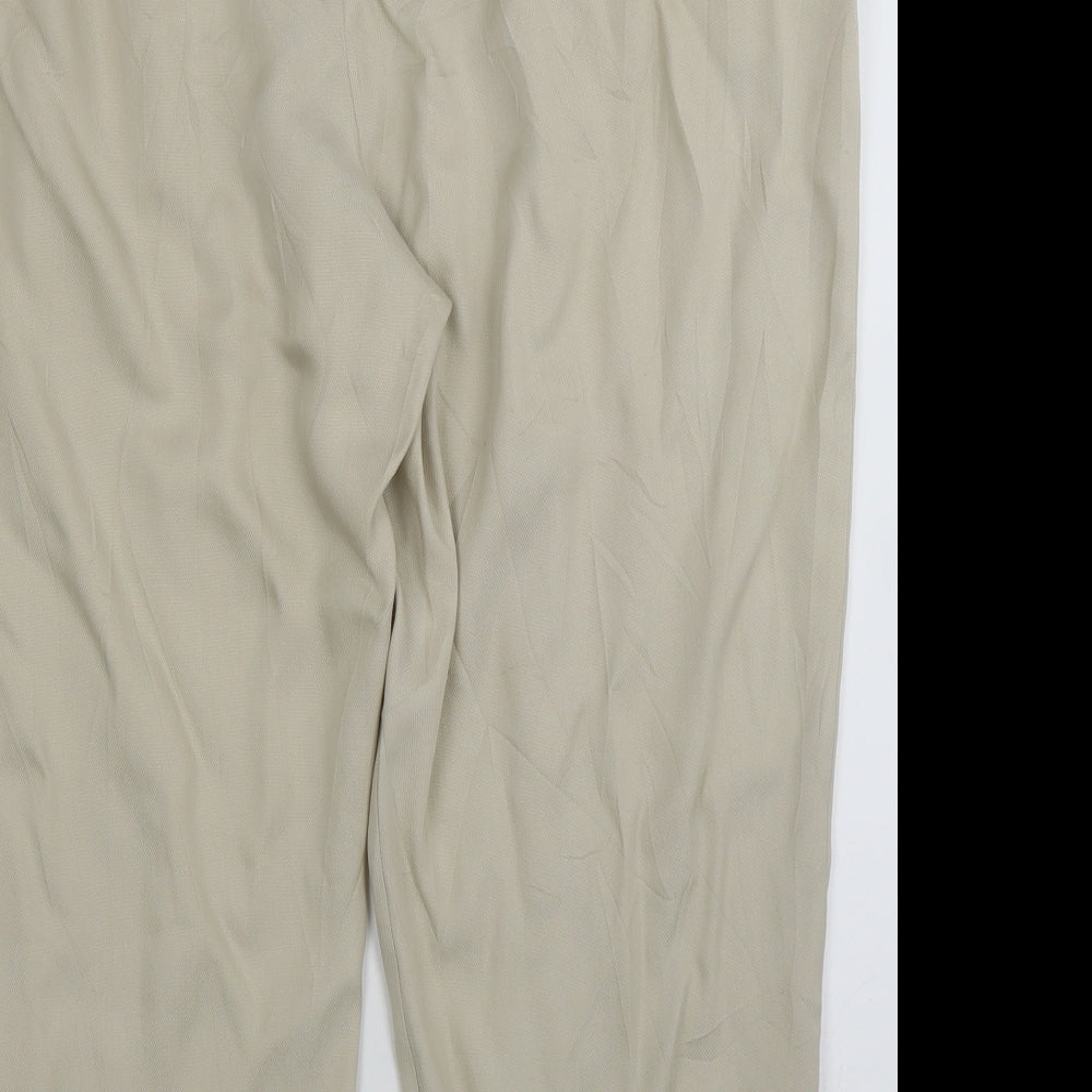 M&S Womens Beige   Trousers  Size 20 L22 in