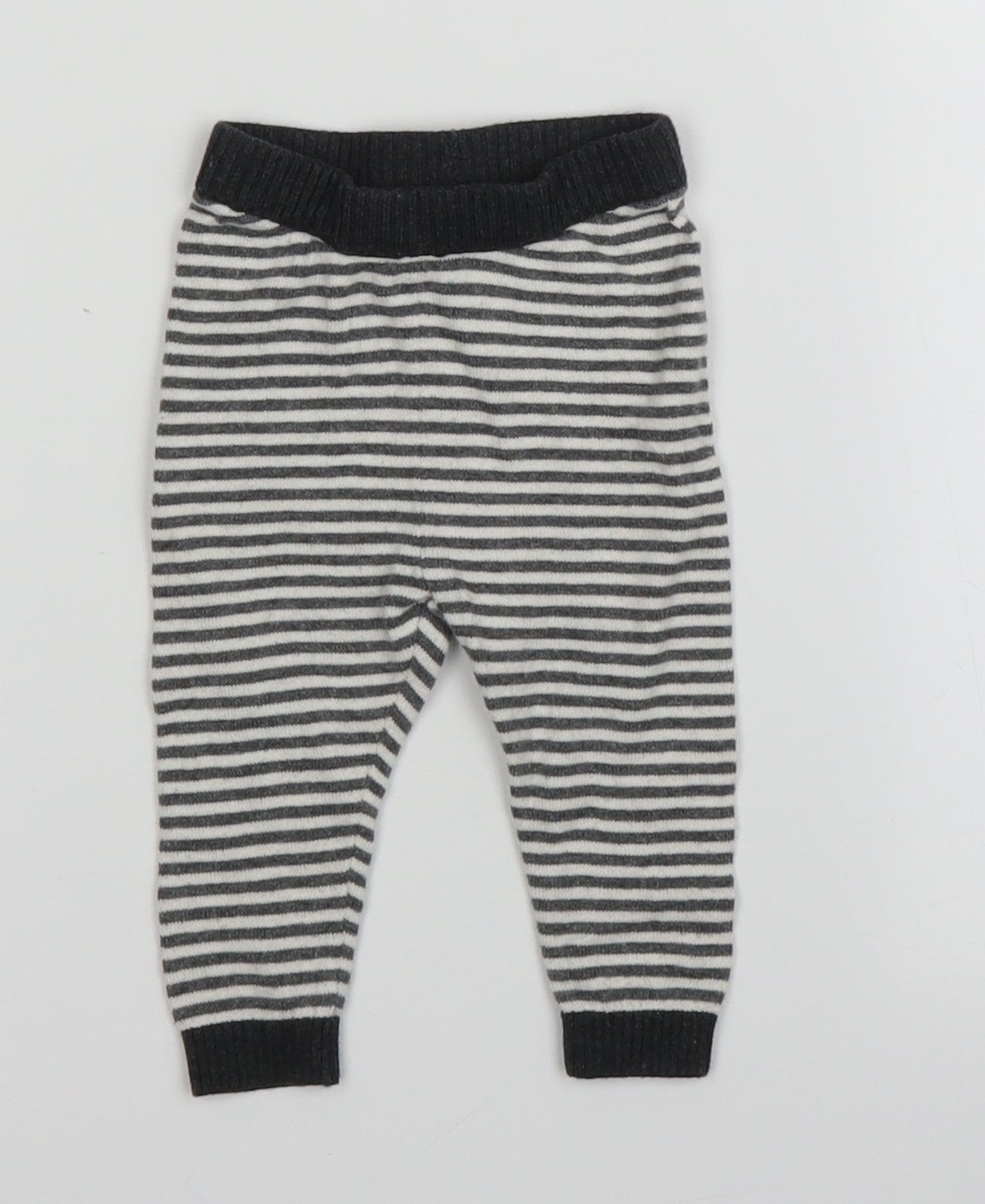 Billie Girls Multicoloured Striped  Sweatpants Trousers Size 3-6 Months