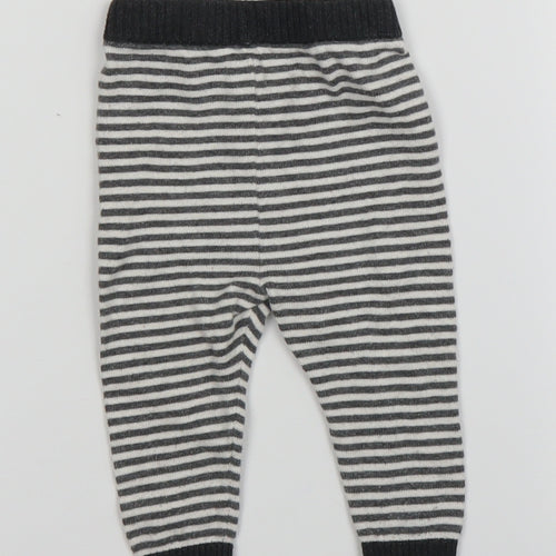 Billie Girls Multicoloured Striped  Sweatpants Trousers Size 3-6 Months