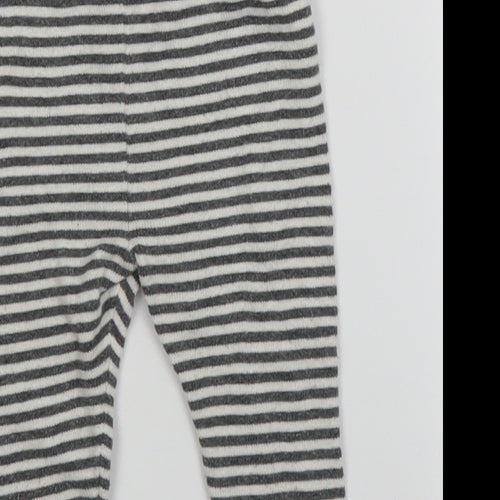 Billie Girls Multicoloured Striped  Sweatpants Trousers Size 3-6 Months