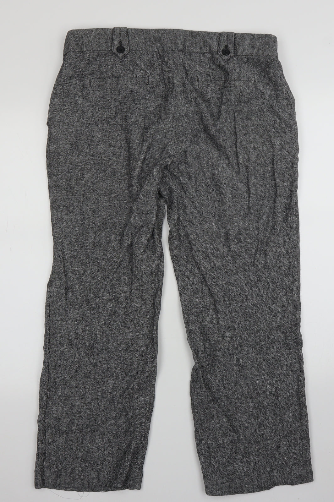 NEXT Womens Grey   Trousers  Size 14 L25 in