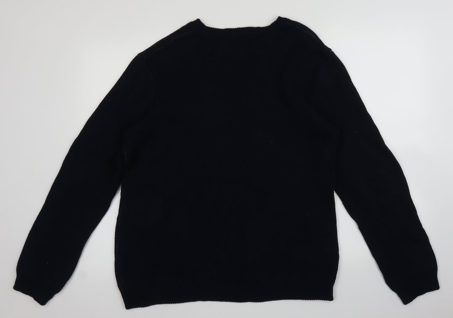 Pull&Bear Mens Blue   Pullover Jumper Size L