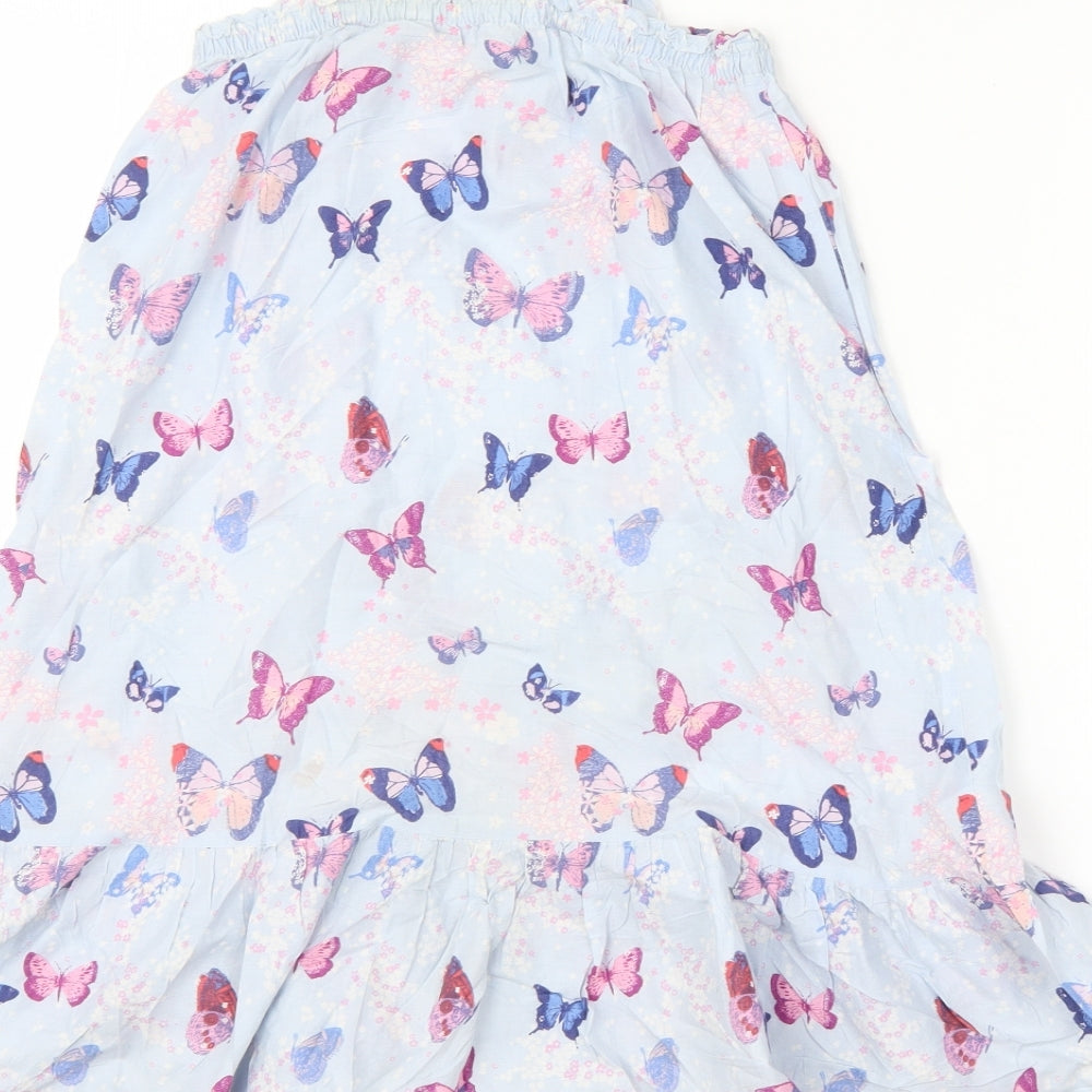 H&M Girls Multicoloured Animal Print  A-Line  Size 7-8 Years  - Butterflies