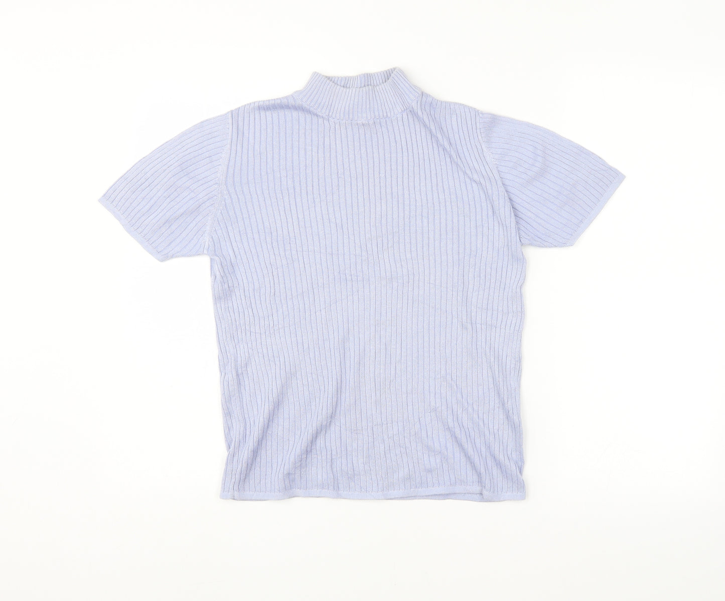 Avenue Womens Blue Striped  Pullover Jumper Size M