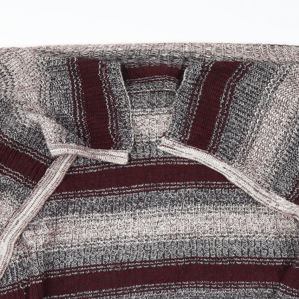 Charlotte Russe Womens Multicoloured Striped  Cardigan Jumper Size XL