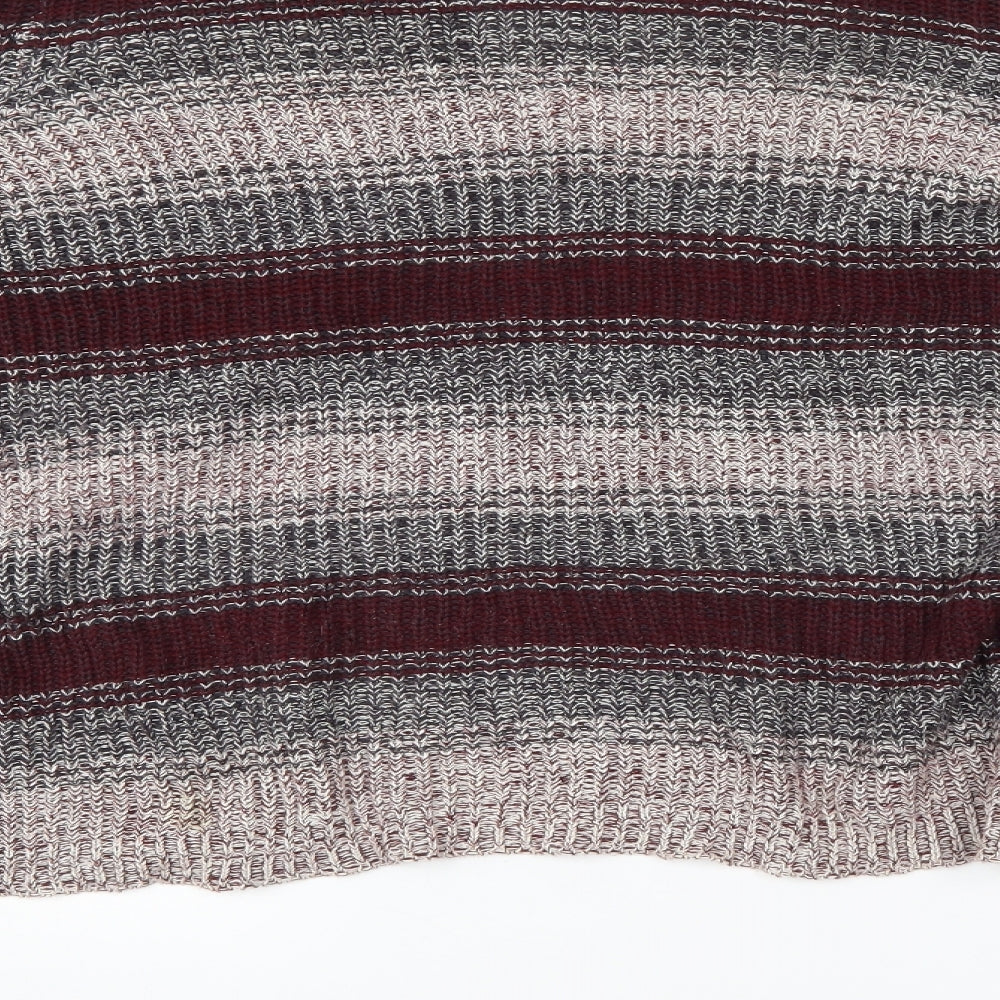 Charlotte Russe Womens Multicoloured Striped  Cardigan Jumper Size XL