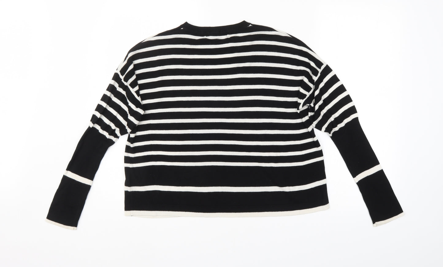 M&S Womens Multicoloured Striped  Pullover Jumper Size 16