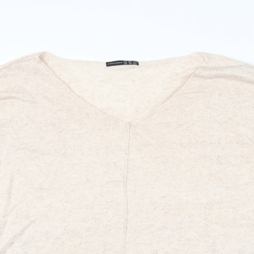 Atmosphere Womens Beige   Pullover Jumper Size L